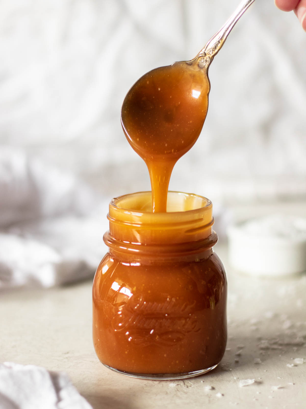 homemade salted caramel sauce