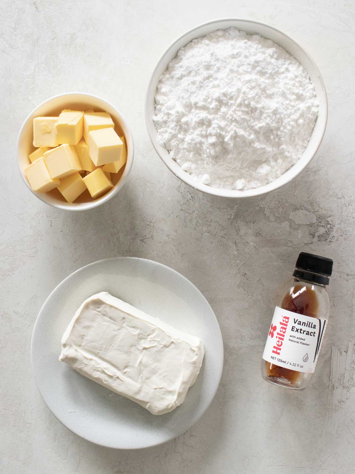 Cream Cheese Frosting Ingredients