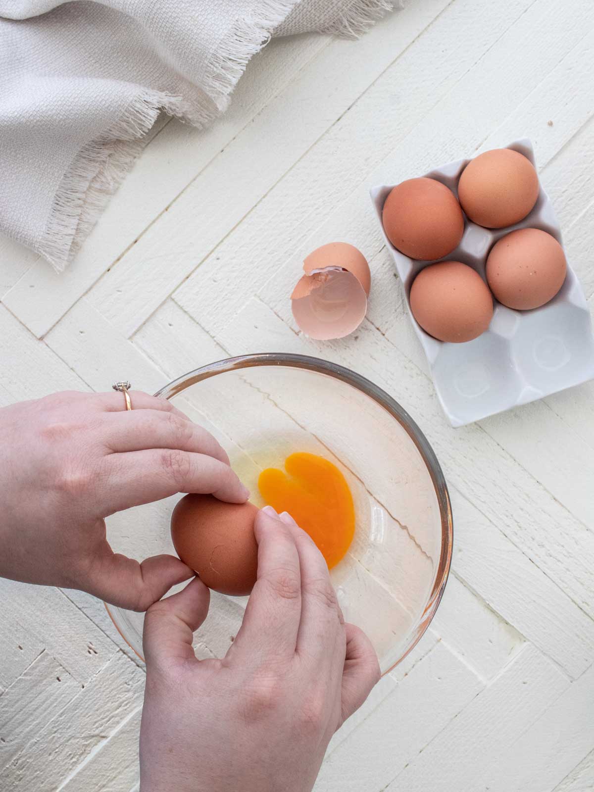 Eggs in a bowl