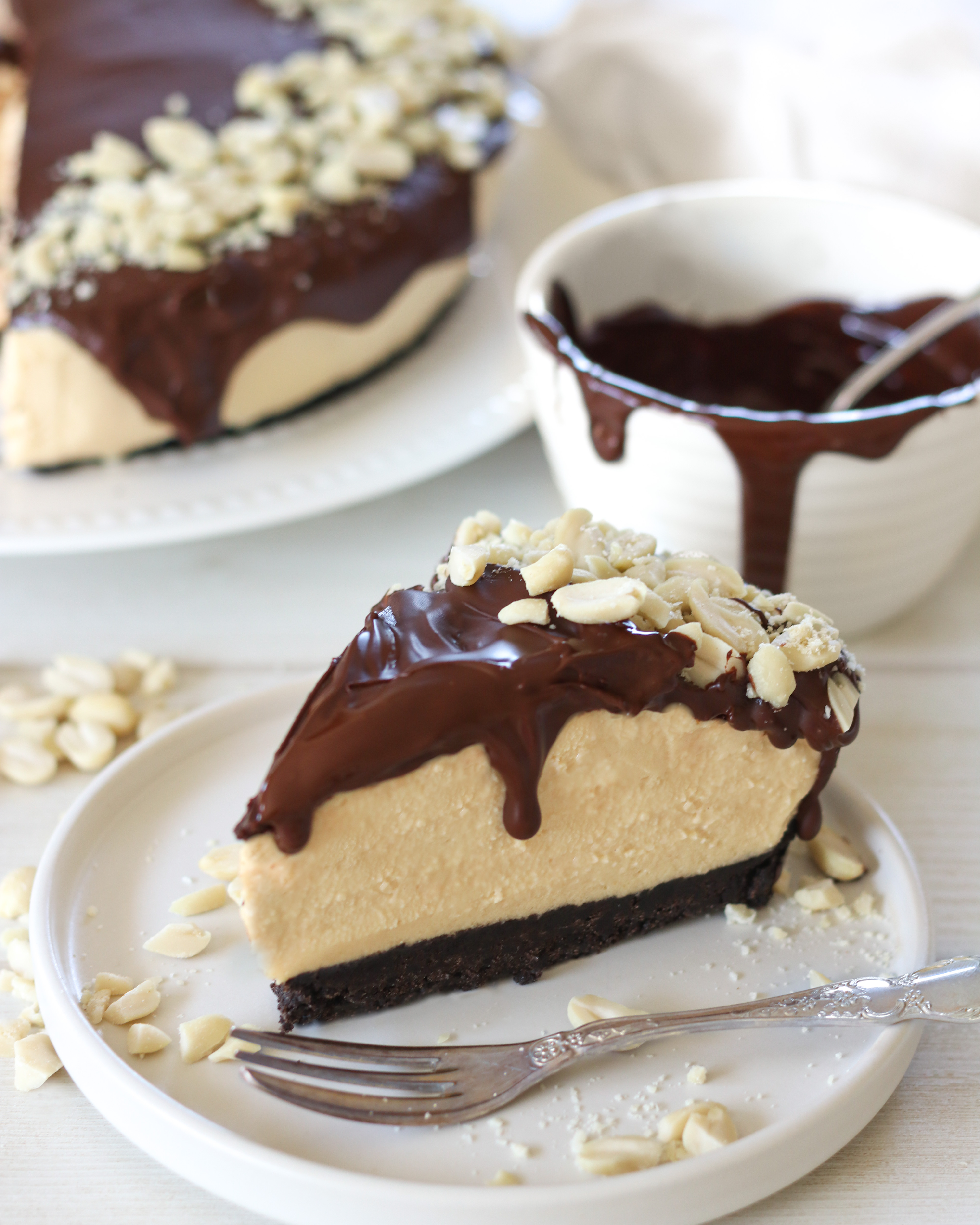 No Bake Peanut Butter Cheesecake Recipe Recipes by Carina