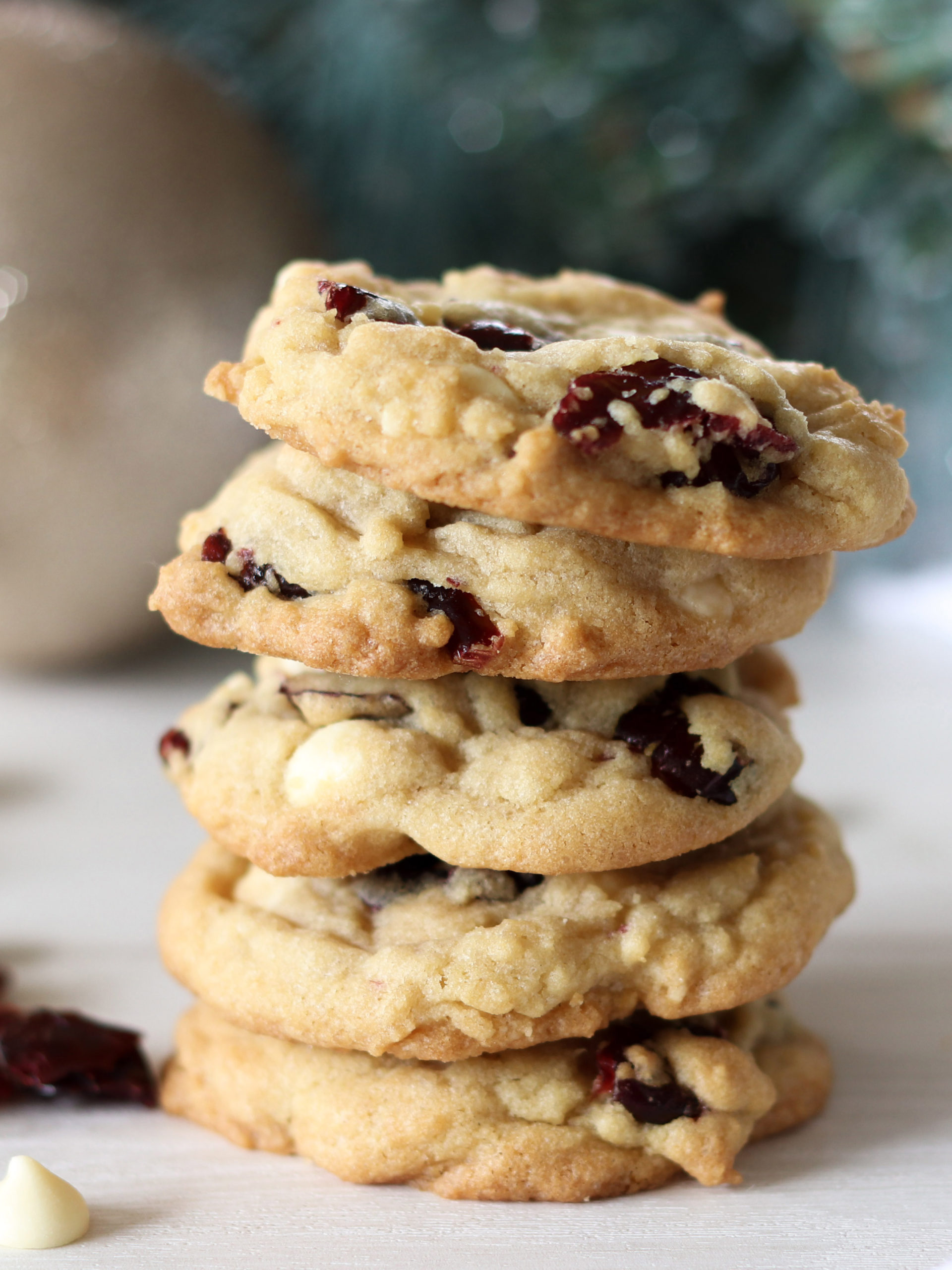 White Chocolate Cranberry Cookies Recipe - Recipes by Carina