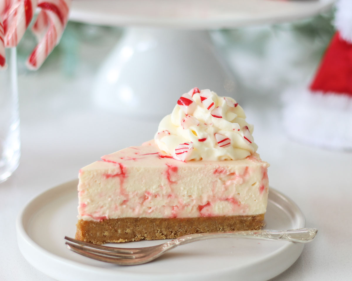 Candy Cane Cheesecake
