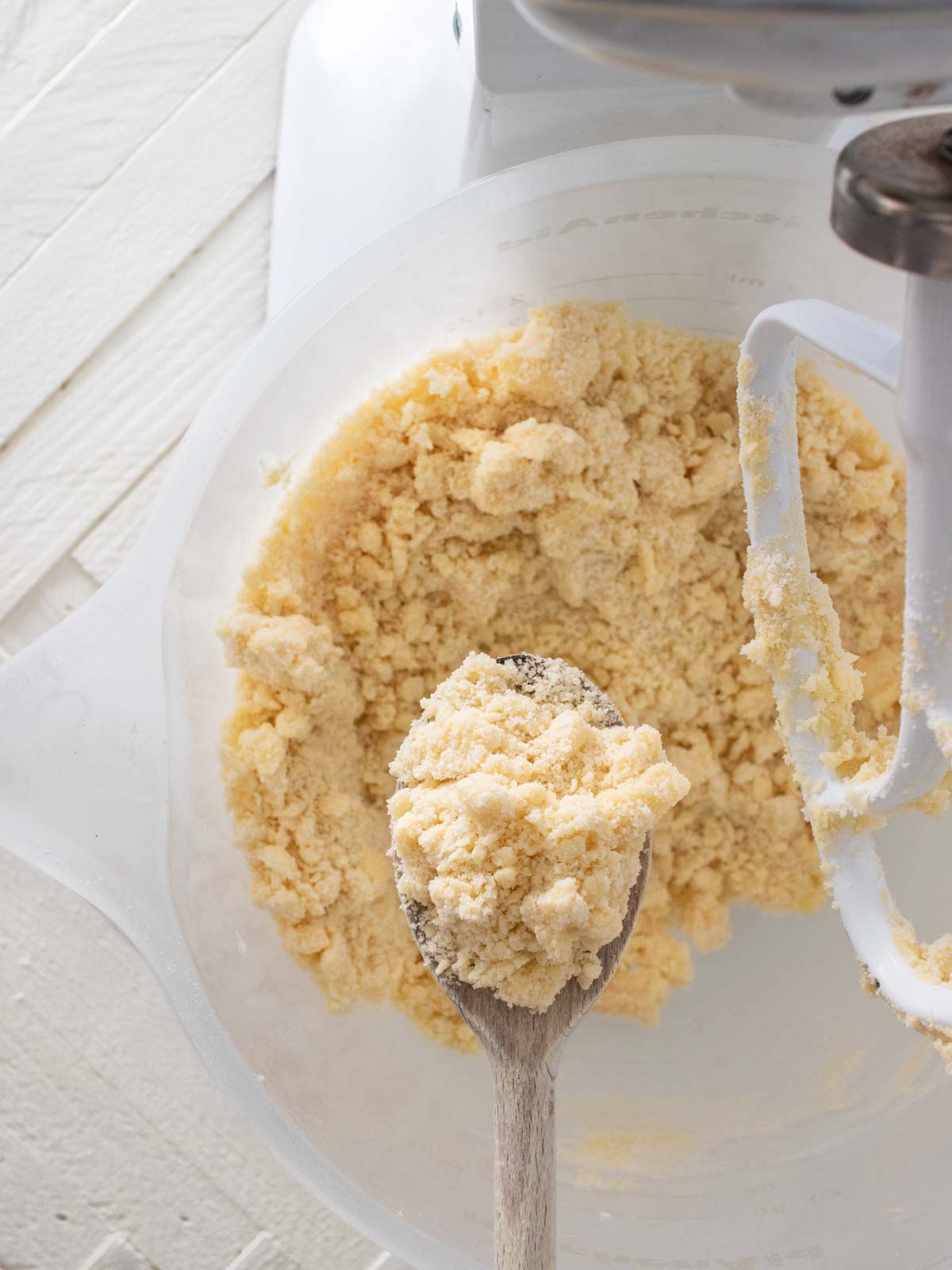 reversed cream butter and dry ingreidents