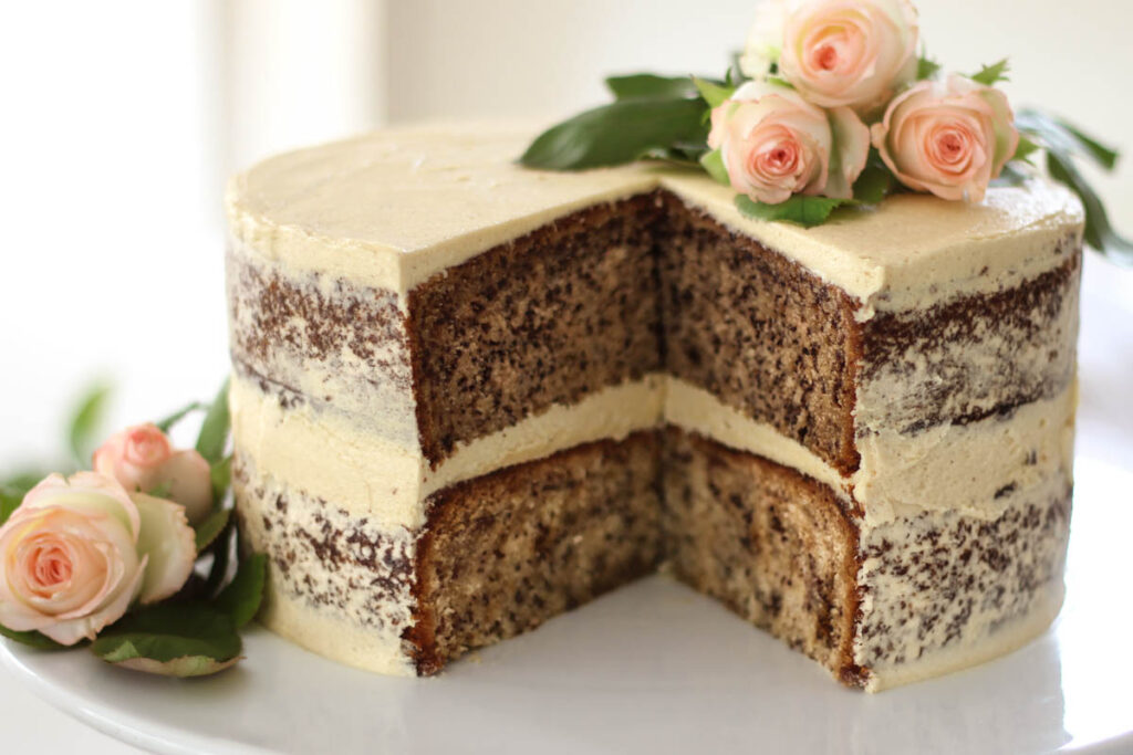 Banana Cake Recipe with Brown Sugar Buttercream