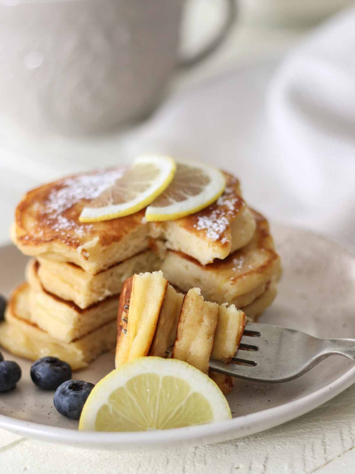 Lemon Ricotta Pancake Recipe