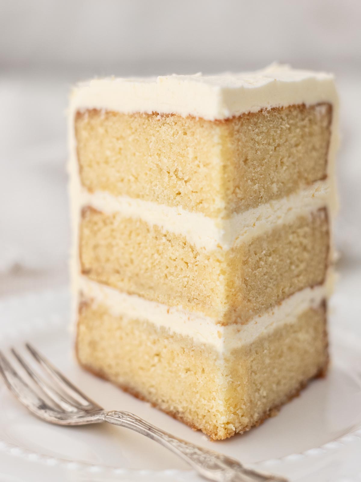 Vanilla Cake with Swiss Meringue Buttercream