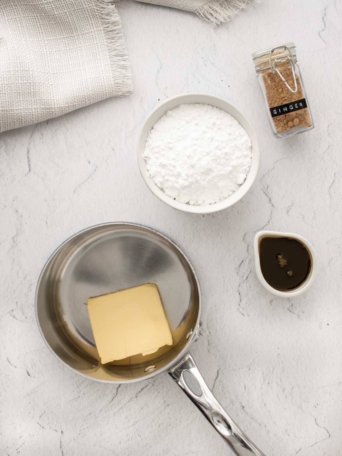 ginger crunch icing ingredients