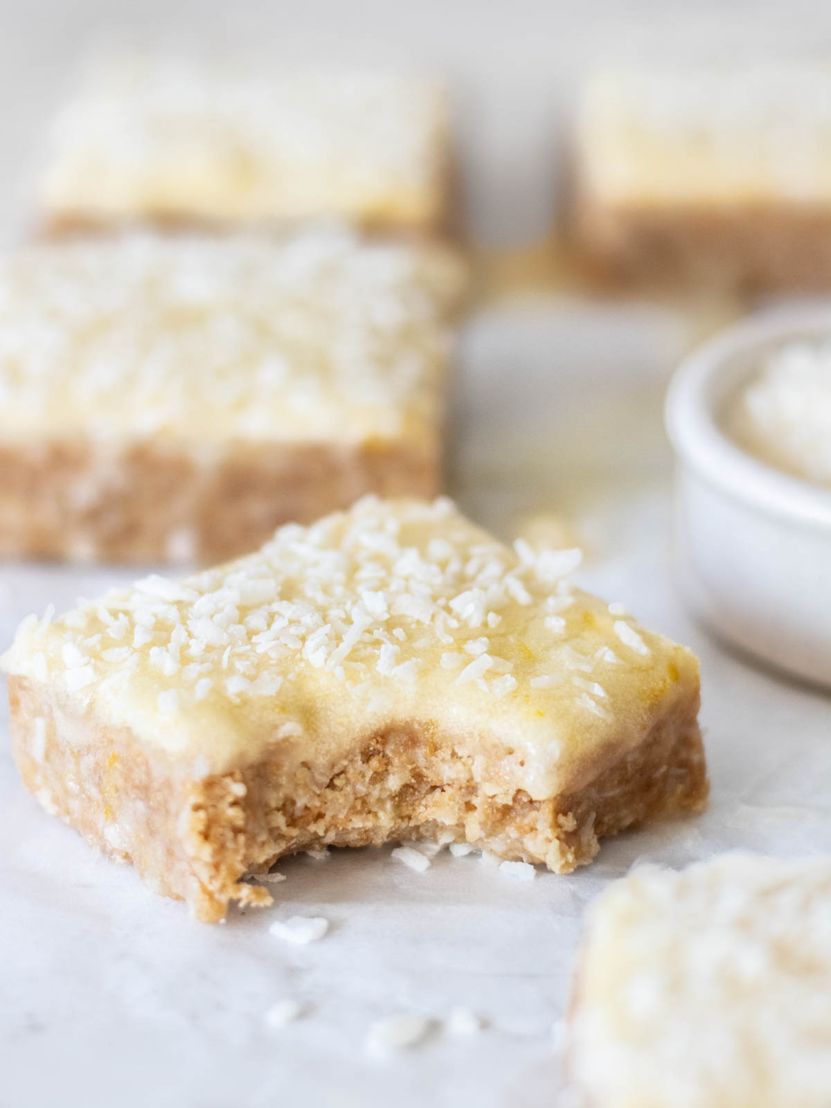 Lemon Coconut Slice