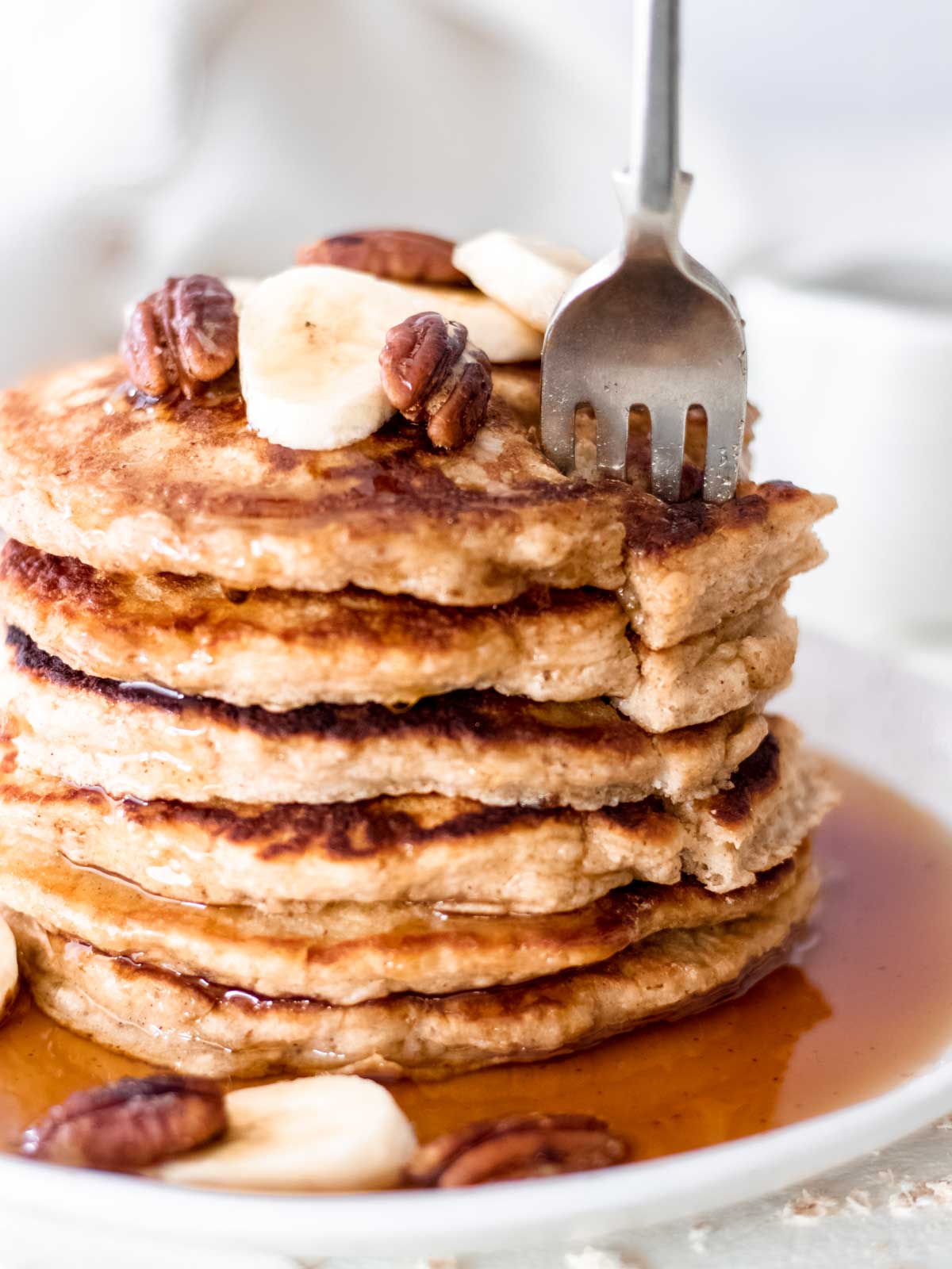 Stacked pancakes