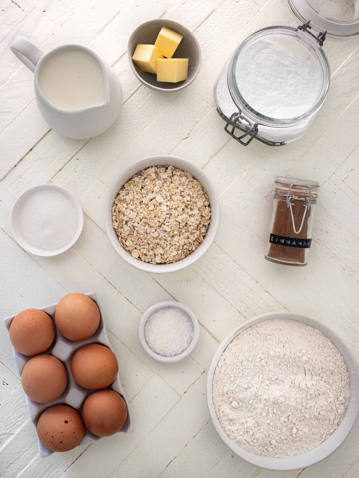 Oat Pancakes Ingredients