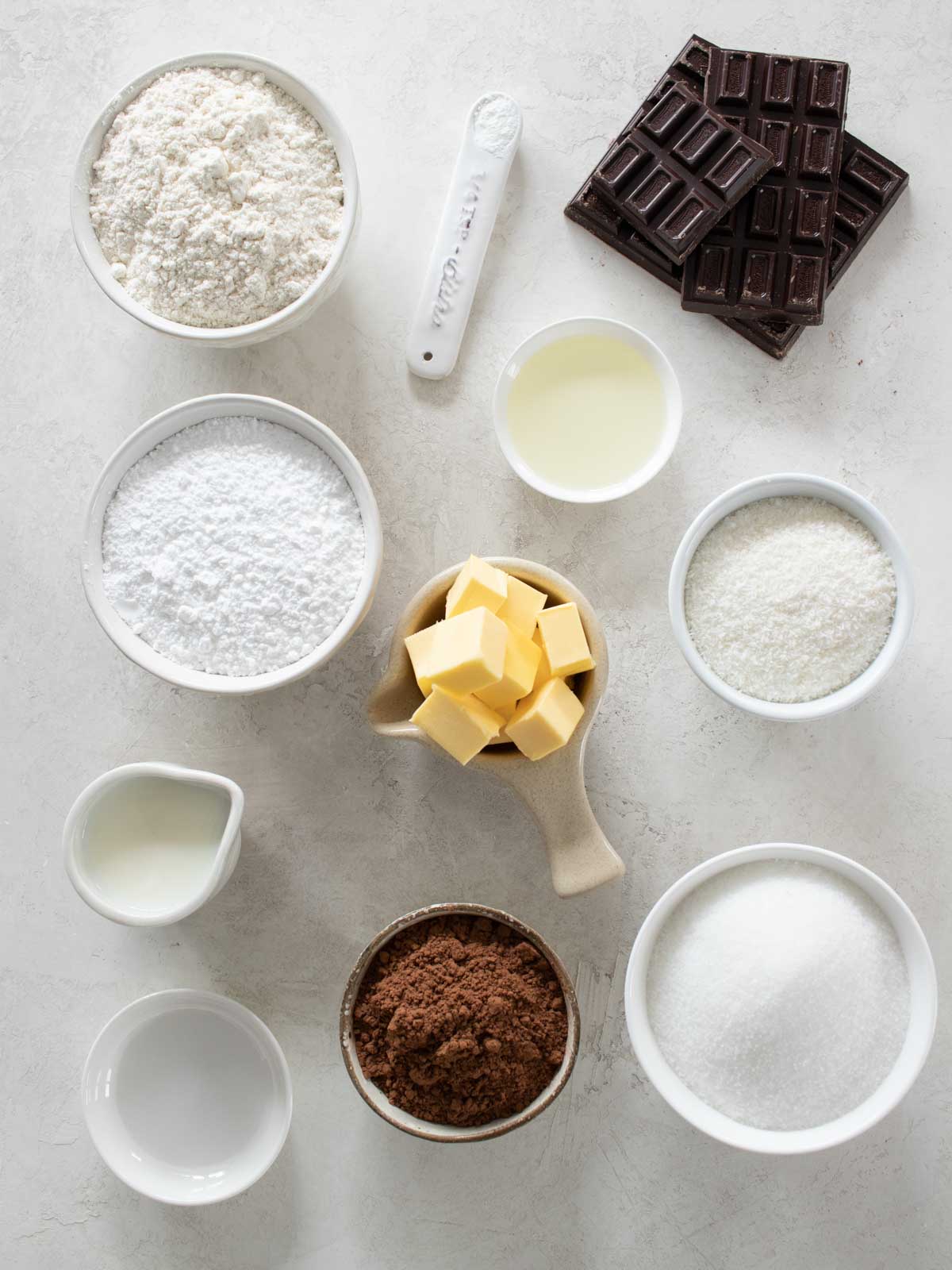 Peppermint Slice Ingredients
