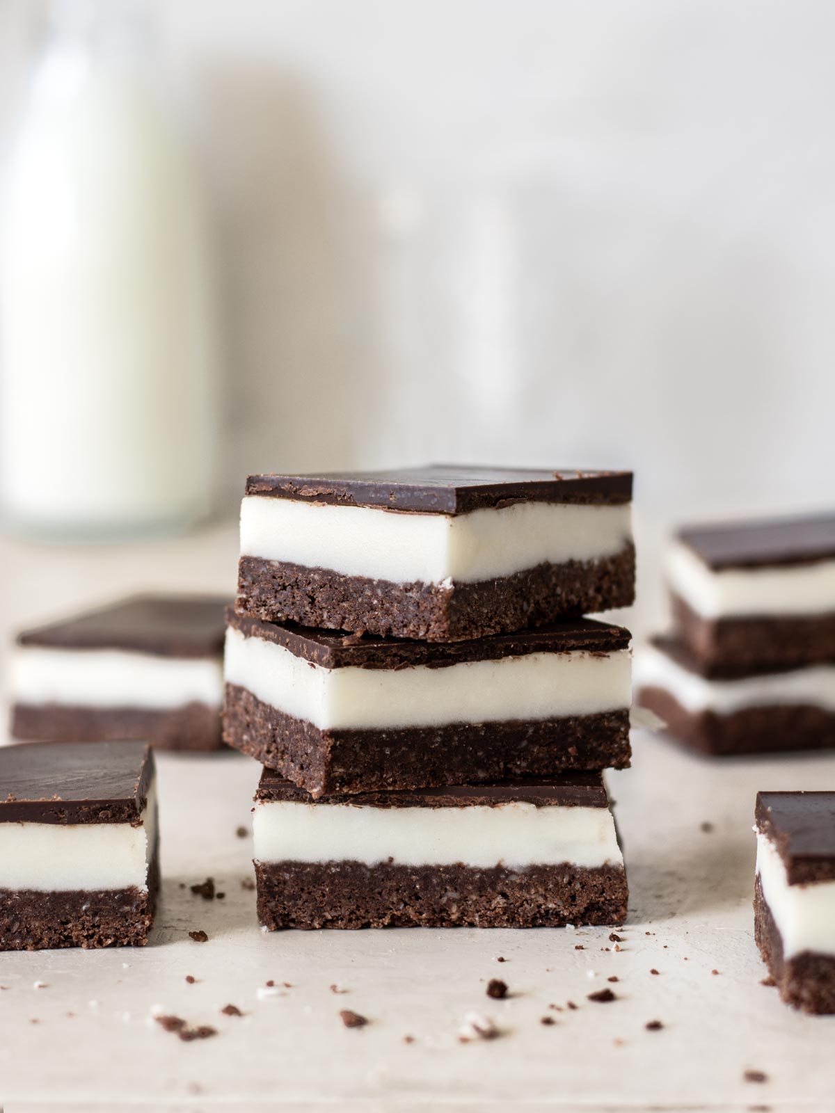 Choc Peppermint Slice