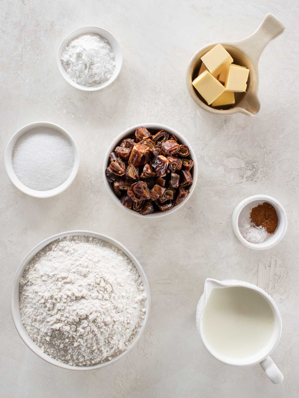 Date Scones Ingredients