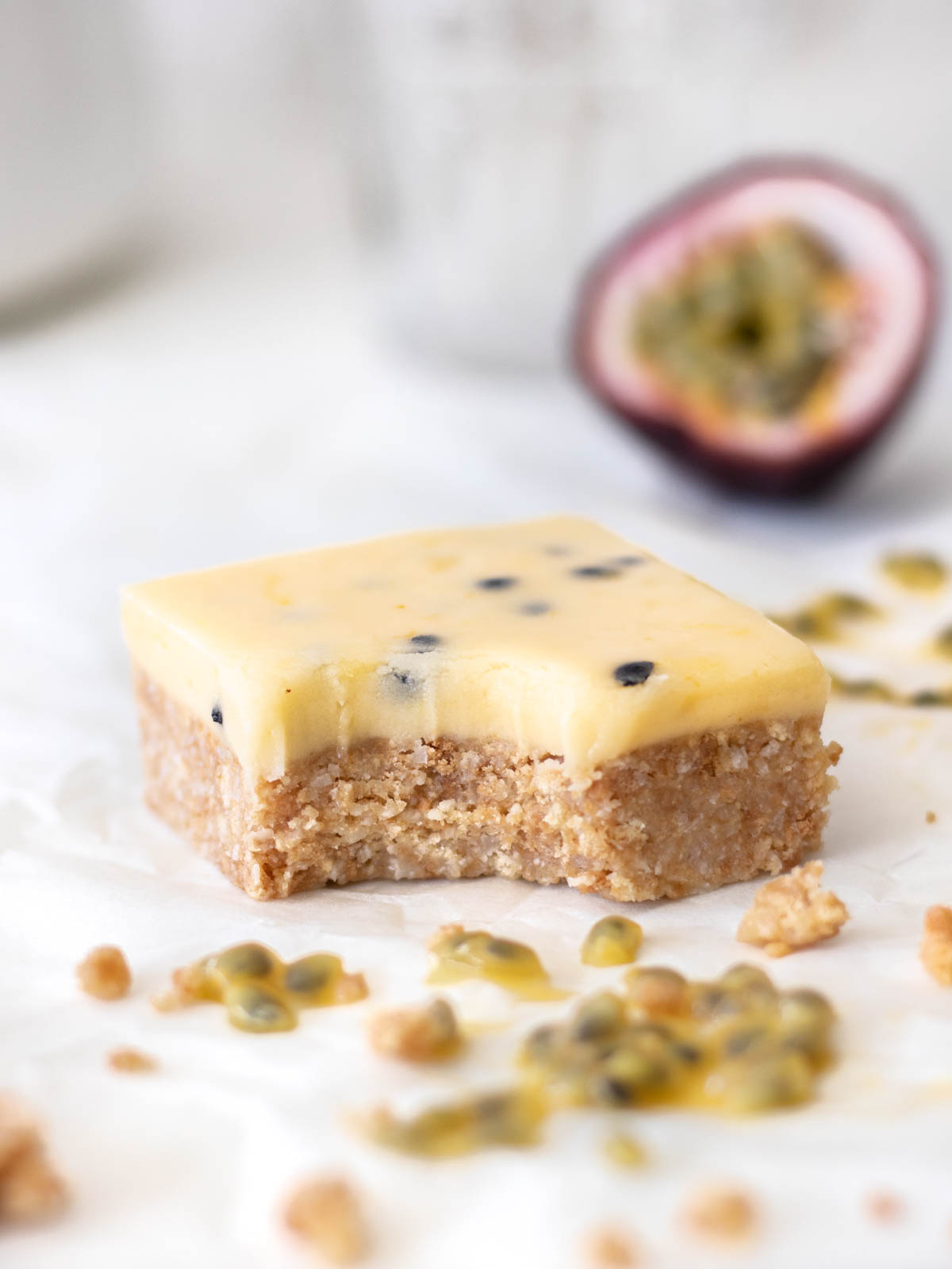 How to make passionfruit slice