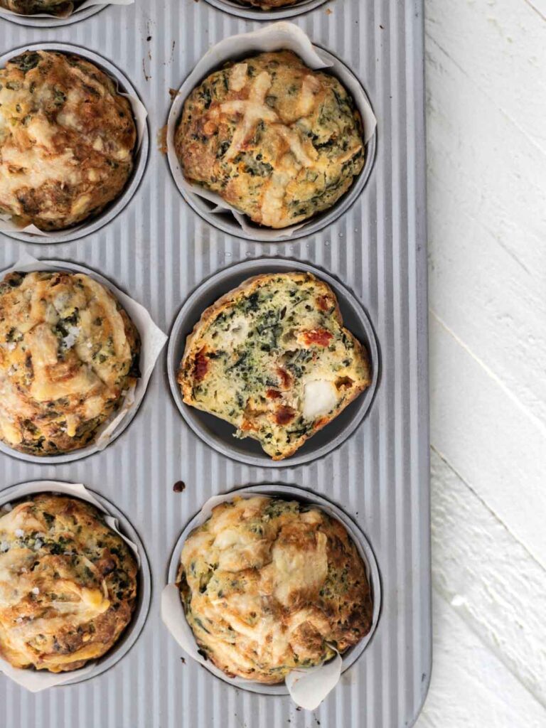 Spinach Feta Cheese Muffins