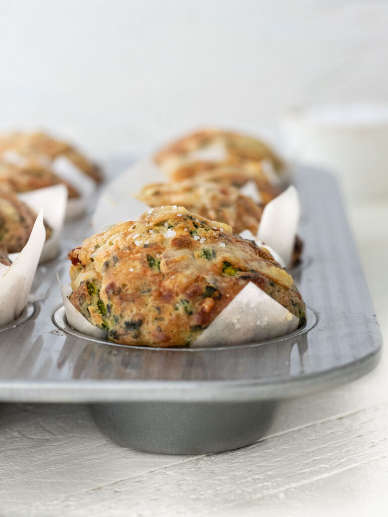 Savoury Spinach and Feta Muffins