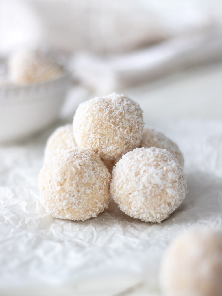 white chocolate tim tam balls
